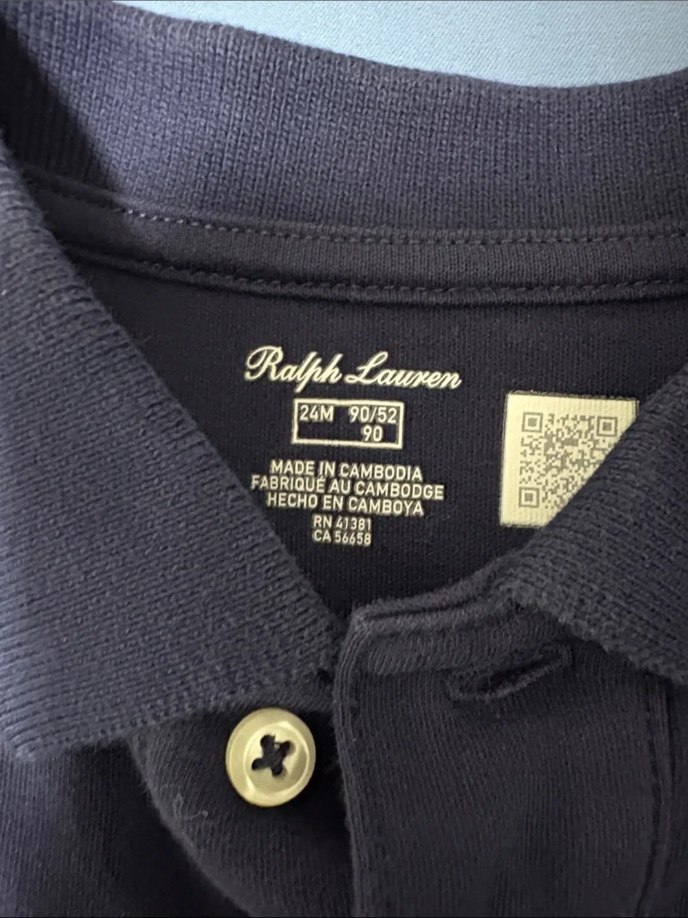Ralph Lauren Kids Navy Polo